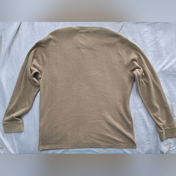 G.H.Bass & Co. Mens Long Sleeved Thermal T-Shirt Tan color, size XXL - Picture 8 of 12